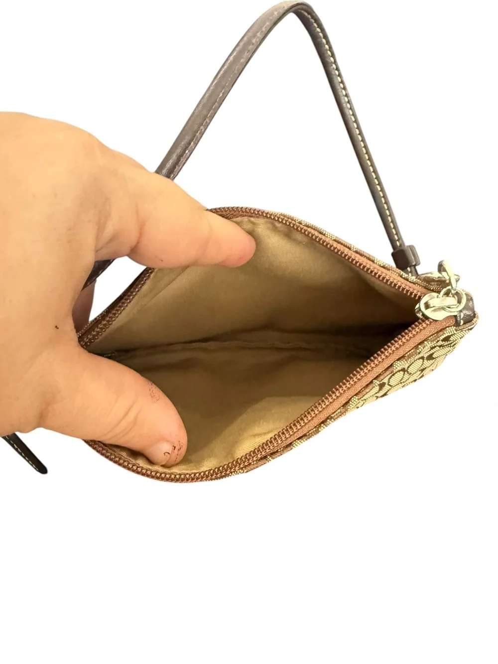 Coach wristlet signature